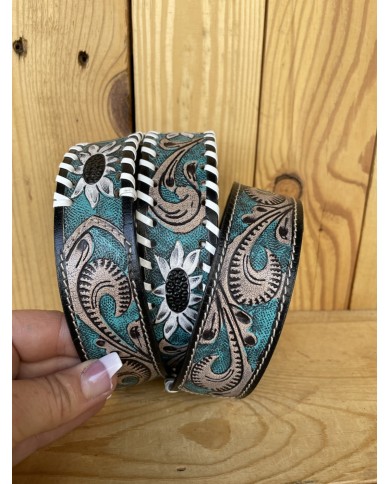 Snowy Turquoise Purse Strap