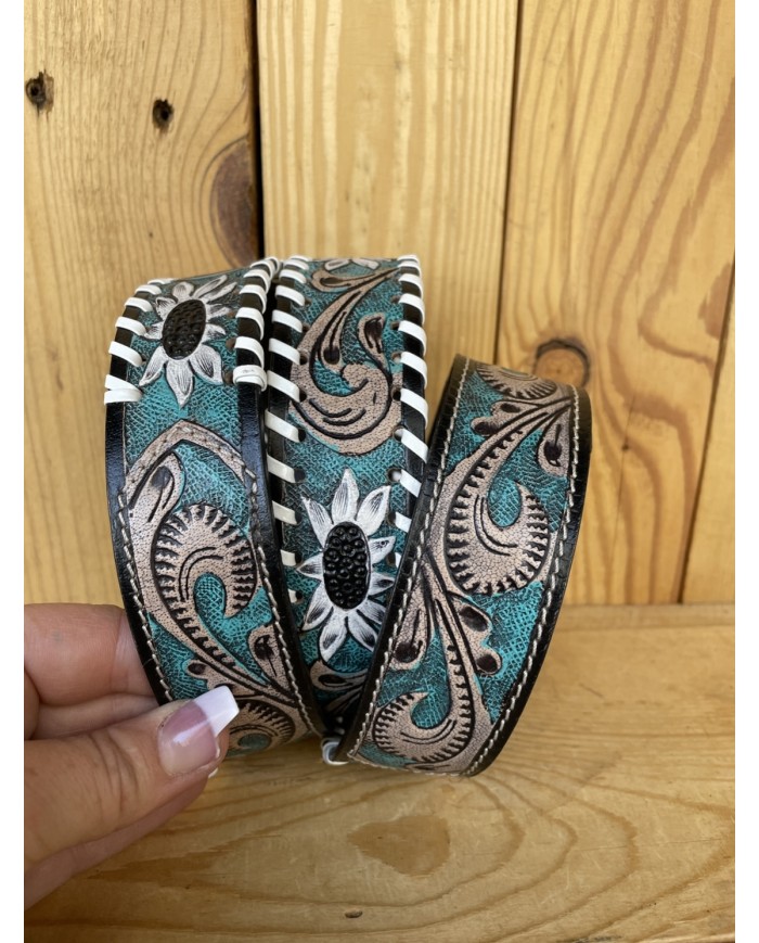 Snowy Turquoise Purse Strap