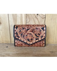 Orange Black Wallet