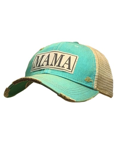 MAMA Distressed Trucker Hat