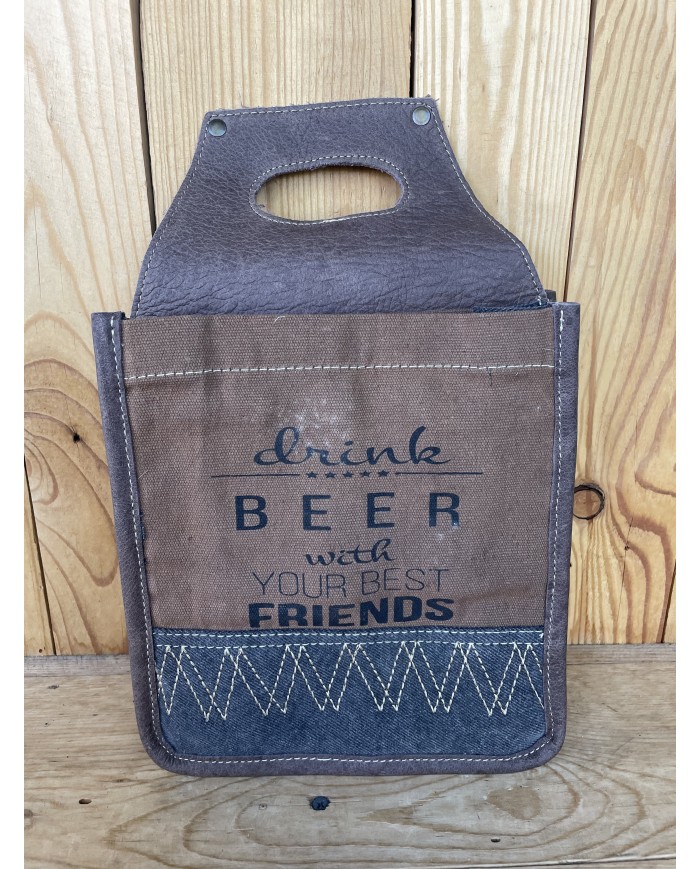 With Friends 6 Pack Beer Caddy