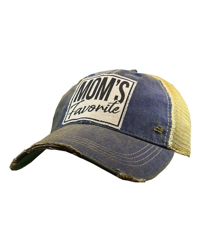 "Mom's Favorite" Distressed Trucker Hat