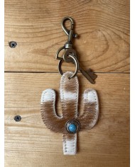 Turquoise Stone Keychain