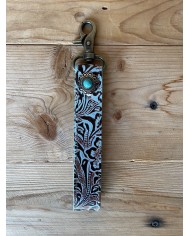 Sapphire Keychain Wristlet