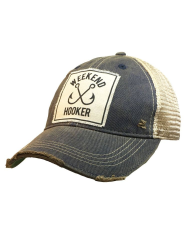 "Weekend Hooker" Distressed Trucker Hat