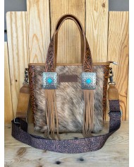 Wrangler Cowhide Concealed Carry Crossbody