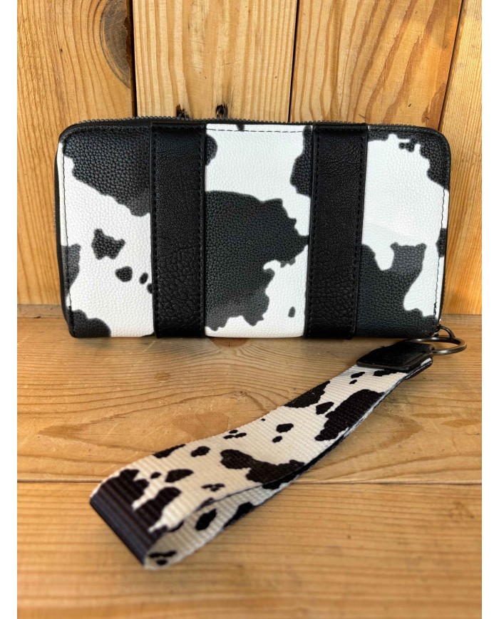 Large Wrangler Cow Print Wallet!