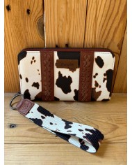 Large Wrangler Cow Print Wallet!