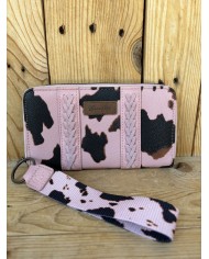 Large Wrangler Cow Print Wallet!