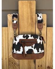 Tera Wrangler Cowprint Crossbody