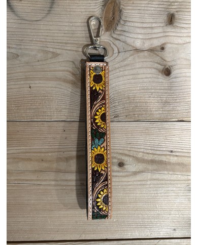 Daisy Keychain Wristlet