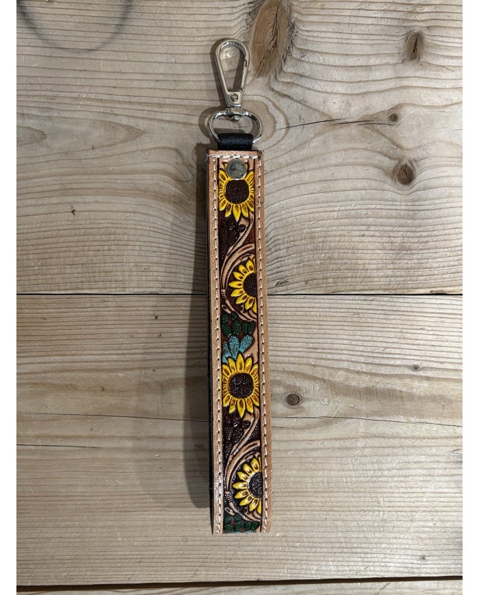 Daisy Keychain Wristlet