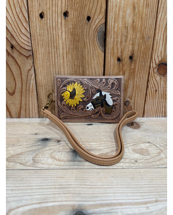 Pony Credit Card Wristlet