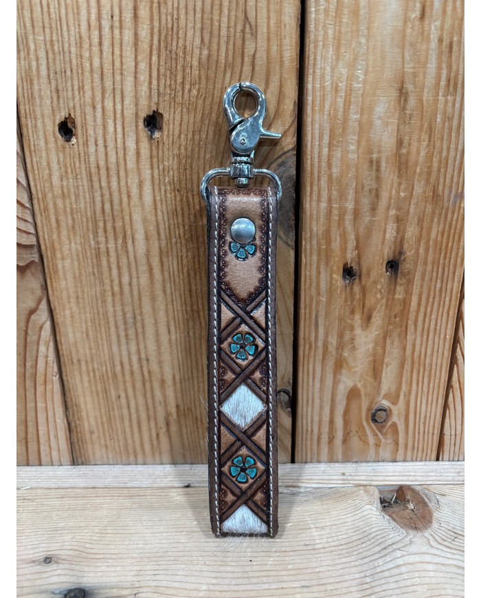 Moonflower Keychain Wristlet