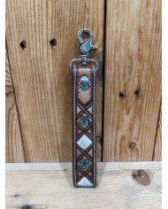 Moonflower Keychain Wristlet