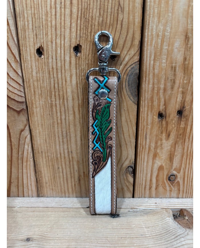 Moonflower Keychain Wristlet