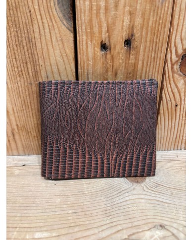 Lizard Brown Men's Wallet