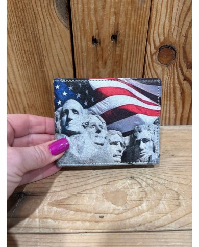 Mt. Rushmore Vegan Men's Wallet