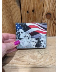 Mt. Rushmore Vegan Men's Wallet