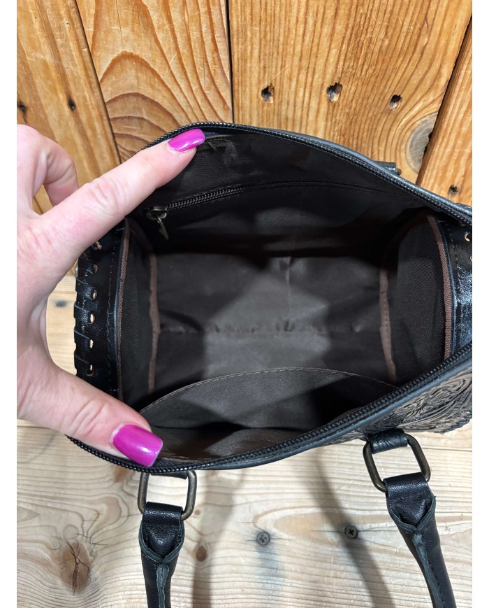 Black Cowhide SMALL Speedy Crossbody
