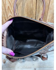 Turquoise Cowhide Aces MEDIUM Speedy Crossbody