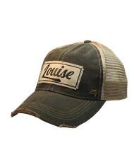 "Louise" Distressed Trucker Hat