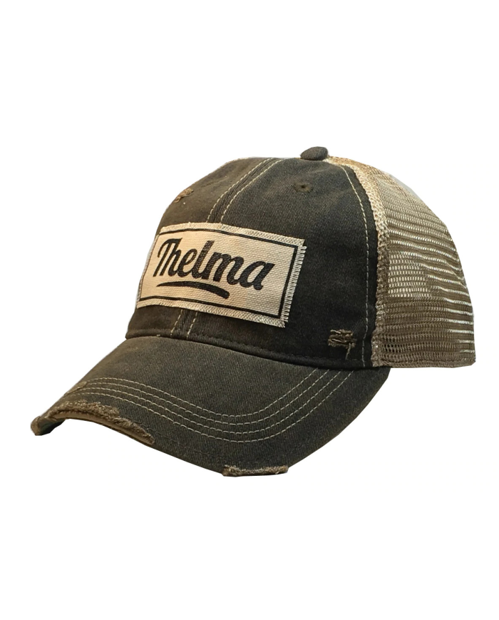 "Thelma" Distressed Trucker Hat