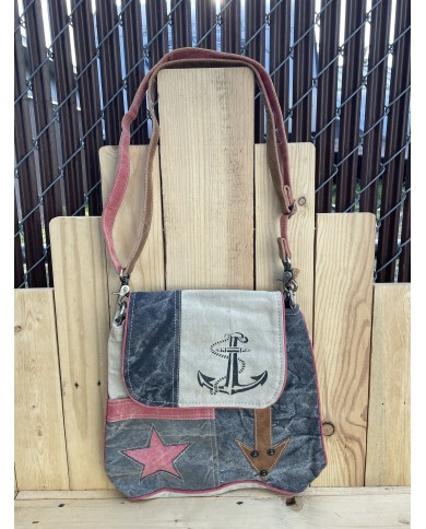 Star Anchor Canvas Bag