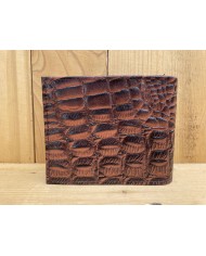 Brown Croc Wallet