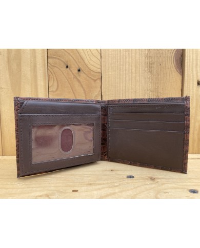 Brown Croc Wallet