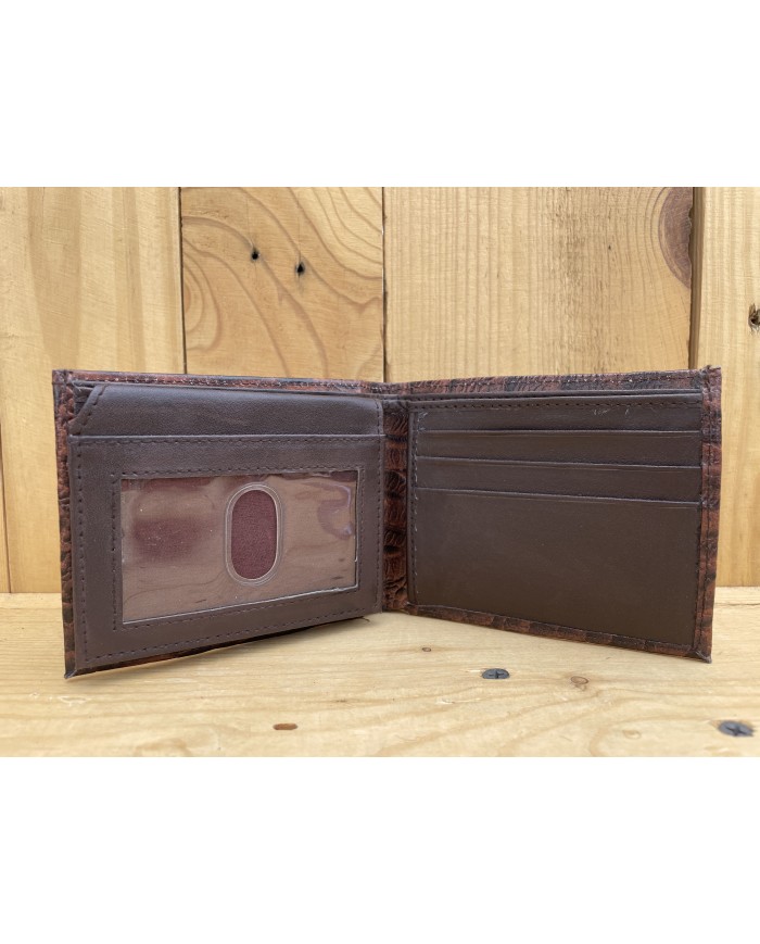 Brown Croc Wallet