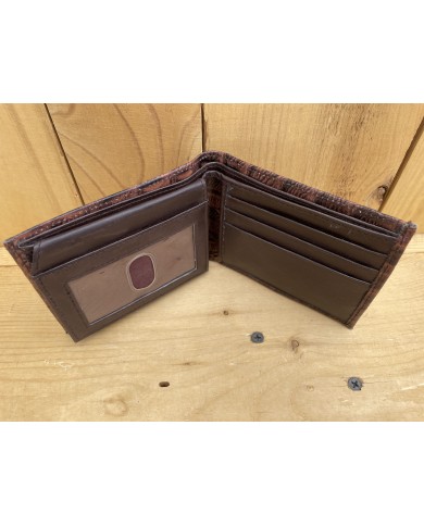 Brown Croc Wallet