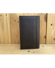 Steer Bi-fold Tall Black Wallet