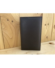 Steer Bi-fold Tall Black Wallet