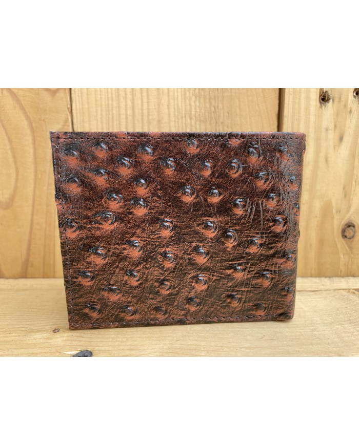 Ostrich Brown Wallet