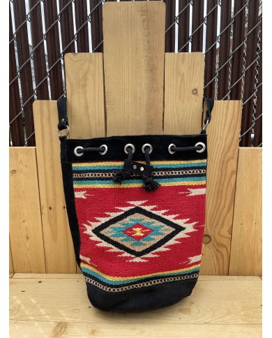 Abigail Saddle Blanket Bucket Bag