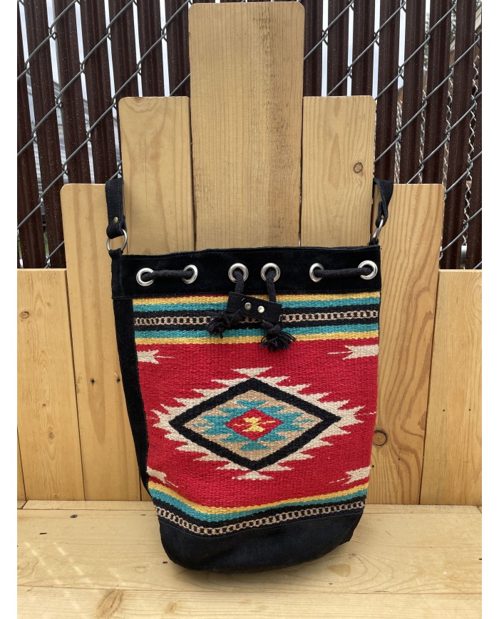 Abigail Saddle Blanket Bucket Bag