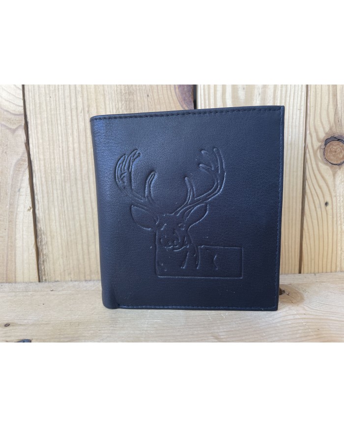 Embossed Deer Bi-Fold Wallet