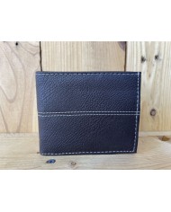 Embossed Brown BI-fold Wallet