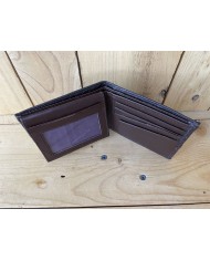 Basket Weave Vegan Wallet