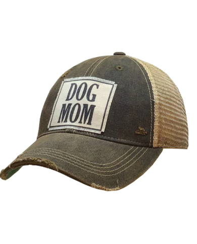 "Dog Mom" Distressed...